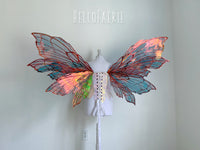 MONSTER Black Double set Peri Iridescent Fairy Wings
