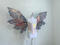 MONSTER Black Double set Peri Iridescent Fairy Wings