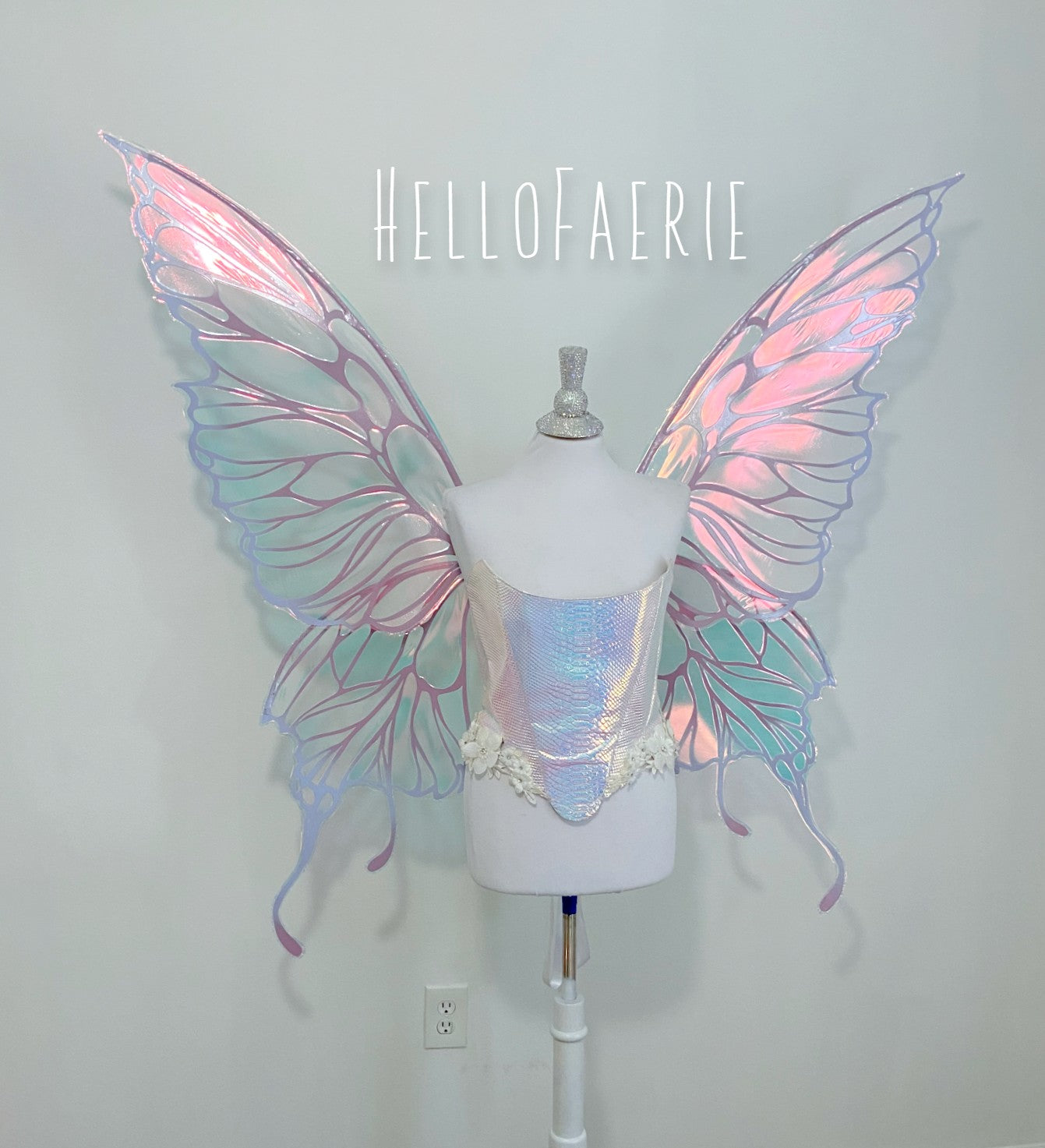 Made to order Giant Odette Butterfly iridescent fairy wings