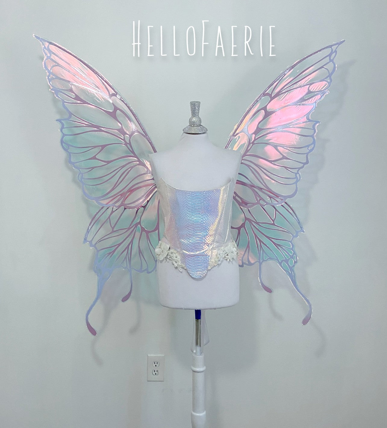 Made to order Giant Odette Butterfly iridescent fairy wings