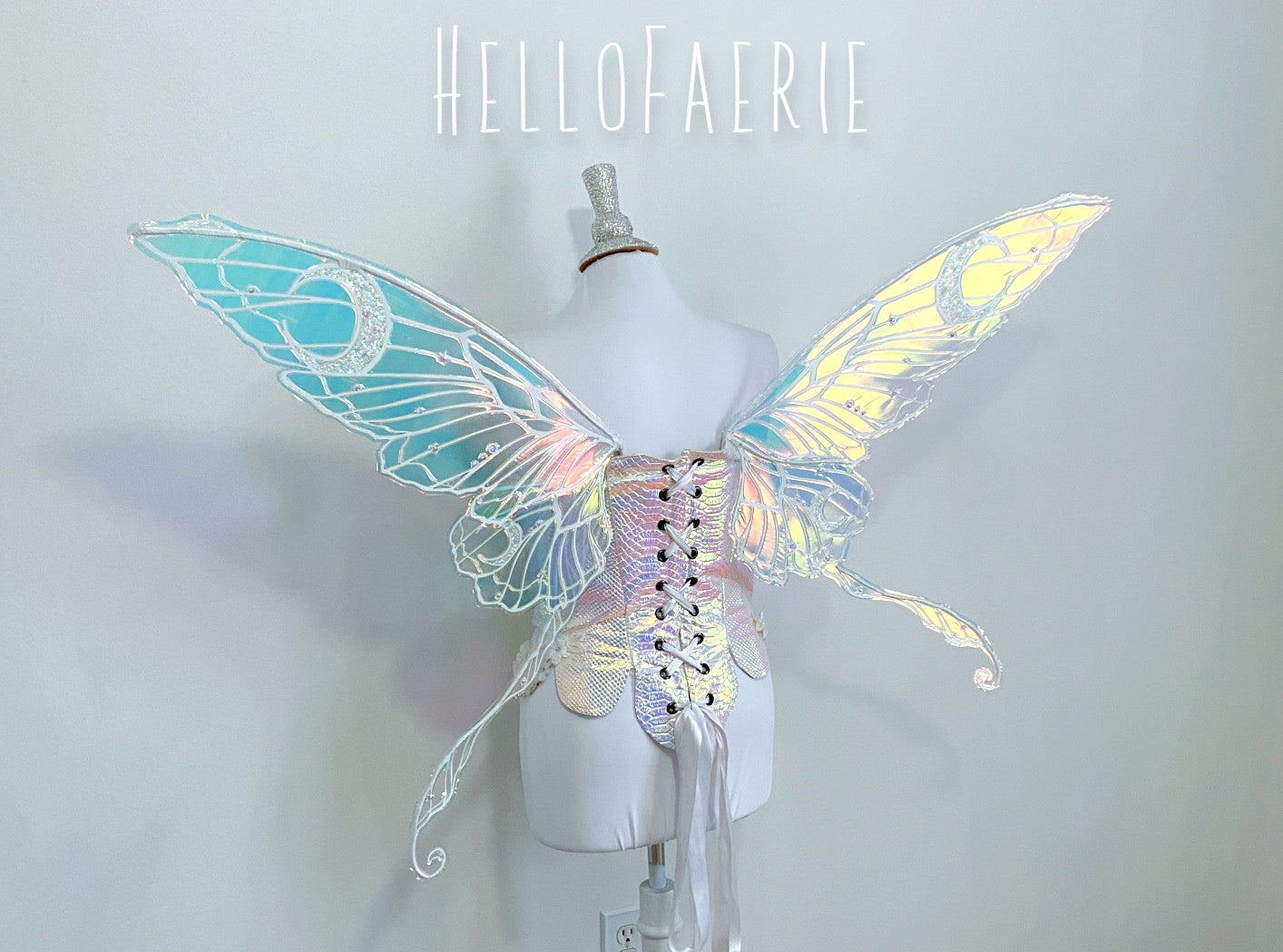 Custom listing for Crystal three pairs of Iridescent Fairy Wings