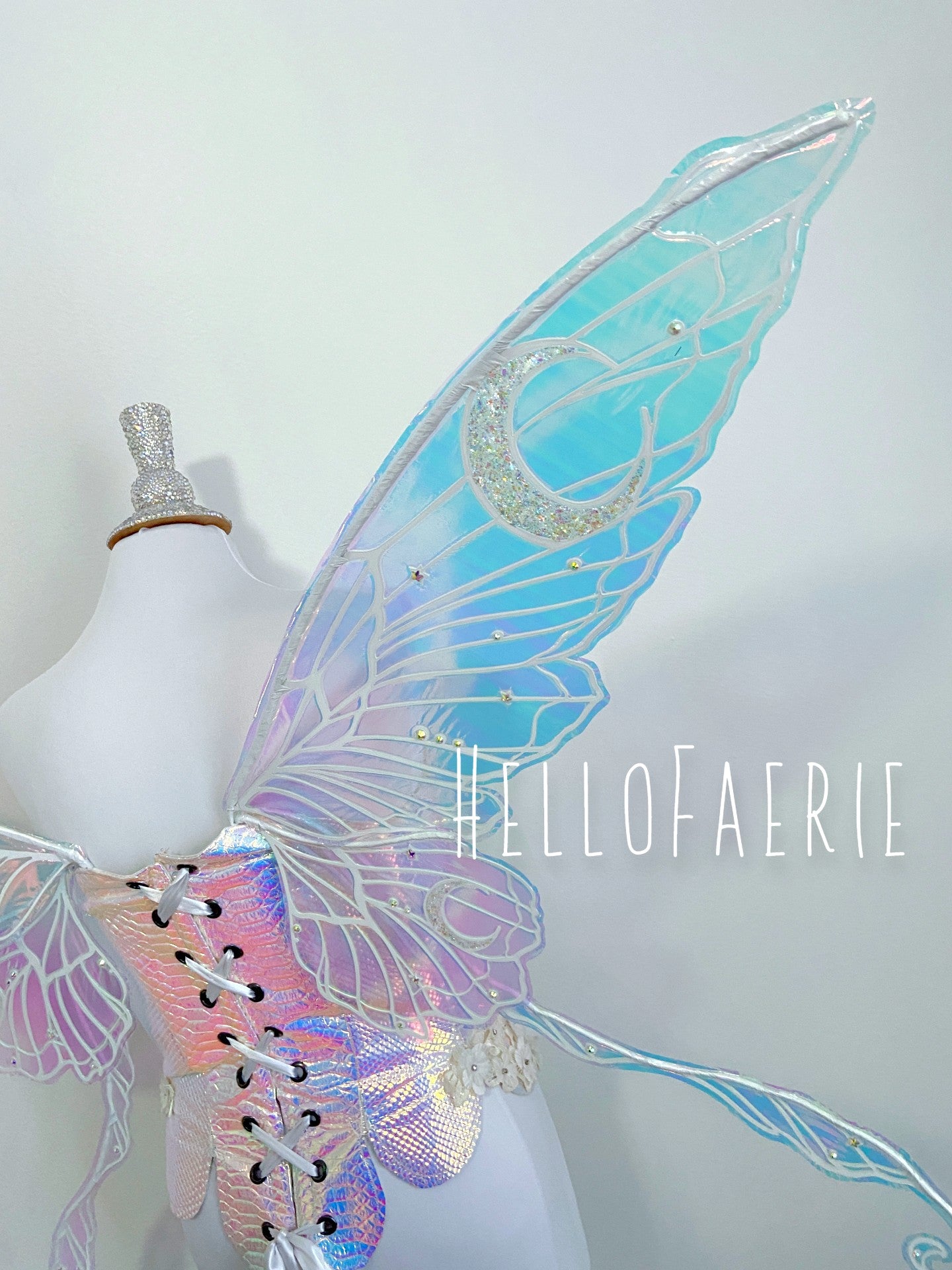 Custom listing for Crystal three pairs of Iridescent Fairy Wings