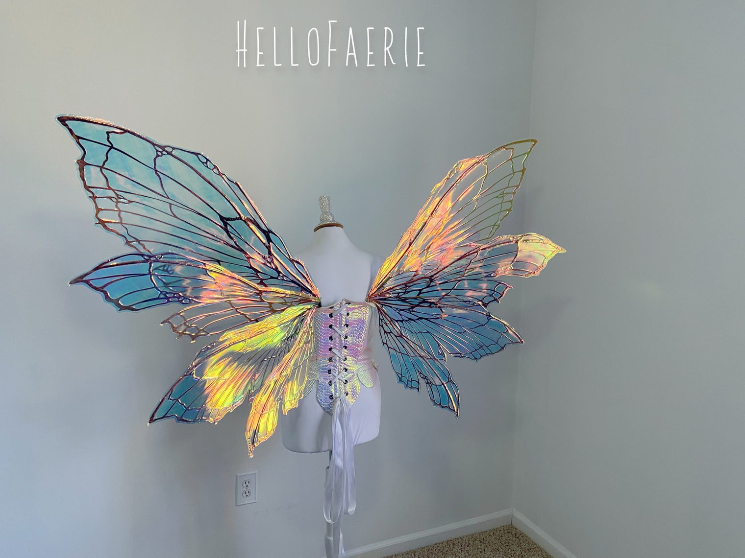 PRE ORDER MONSTER Brown Double set Peri Iridescent Fairy Wings